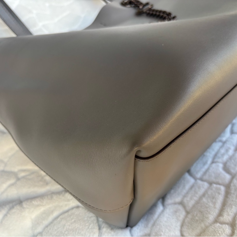 COACH 78218 SIGNATURE CHAIN CENTRAL TOTE V5/Heather Grey. - Picture 7 of 14